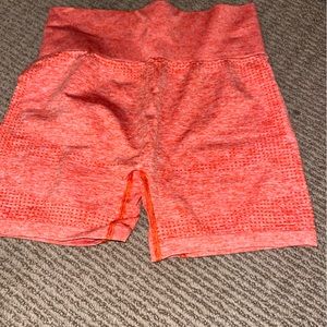 Coral gymshark shorts